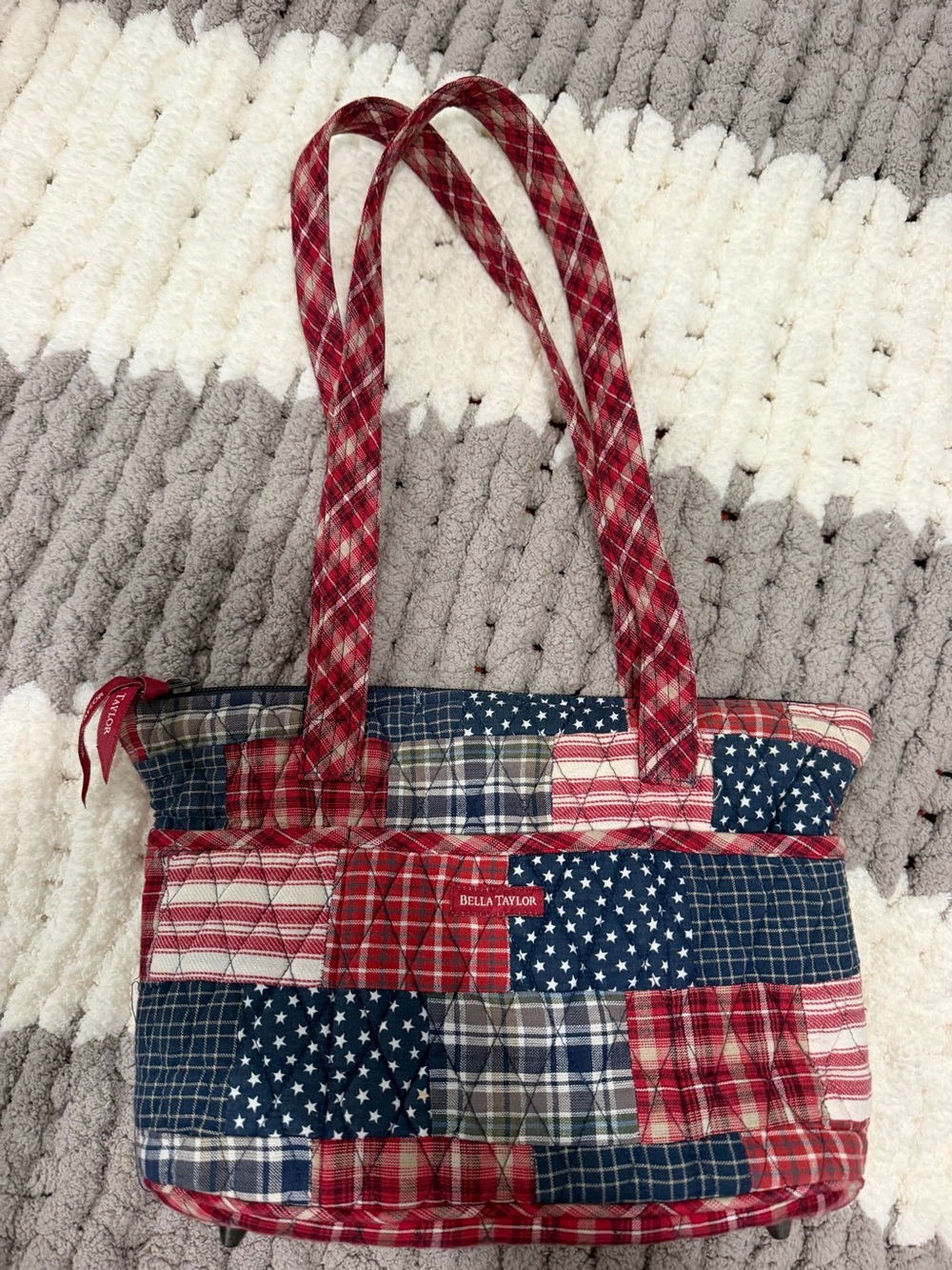 Bella Taylor quilted shoulder bag